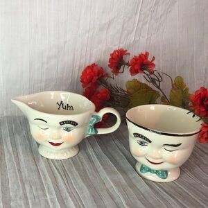 Vintage BAILEY'S IRISH CREAM ceramic sugar & creamer set Limited Edition 1996
